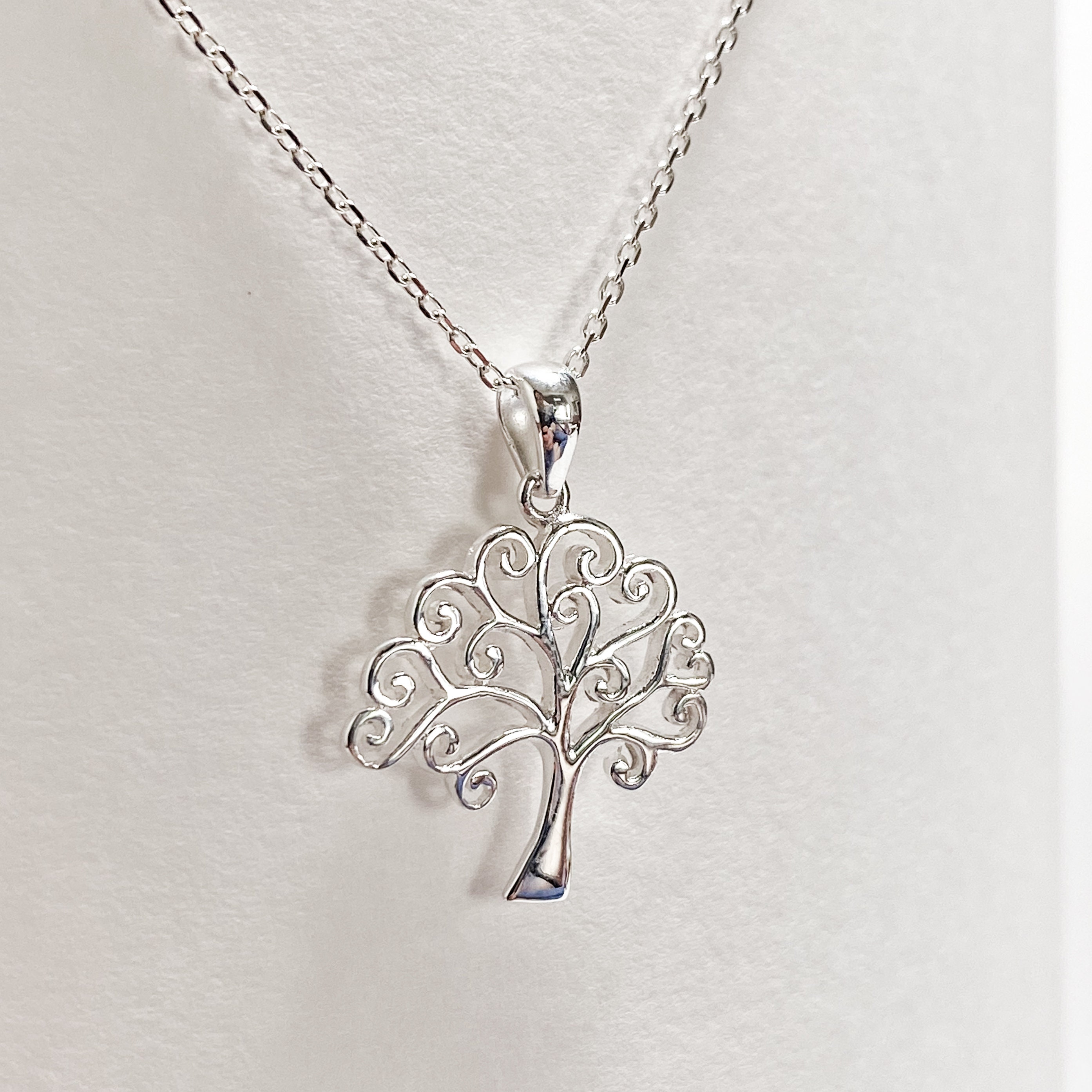 925 Sterling Silver Tree of Life Charm Pendant • Mother's Day Gift ...
