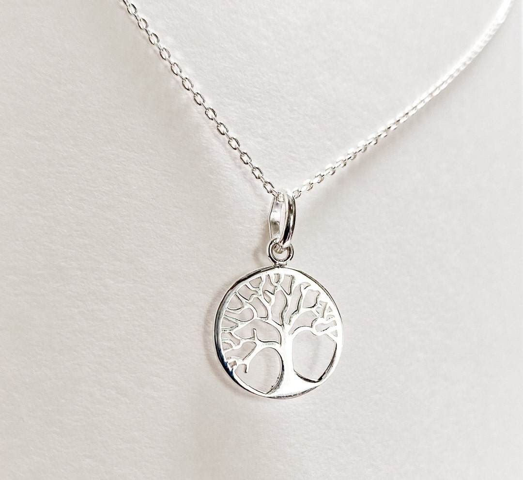 925 Sterling Silver Tree of Life Charm Pendant • Mother's Day Gift ...