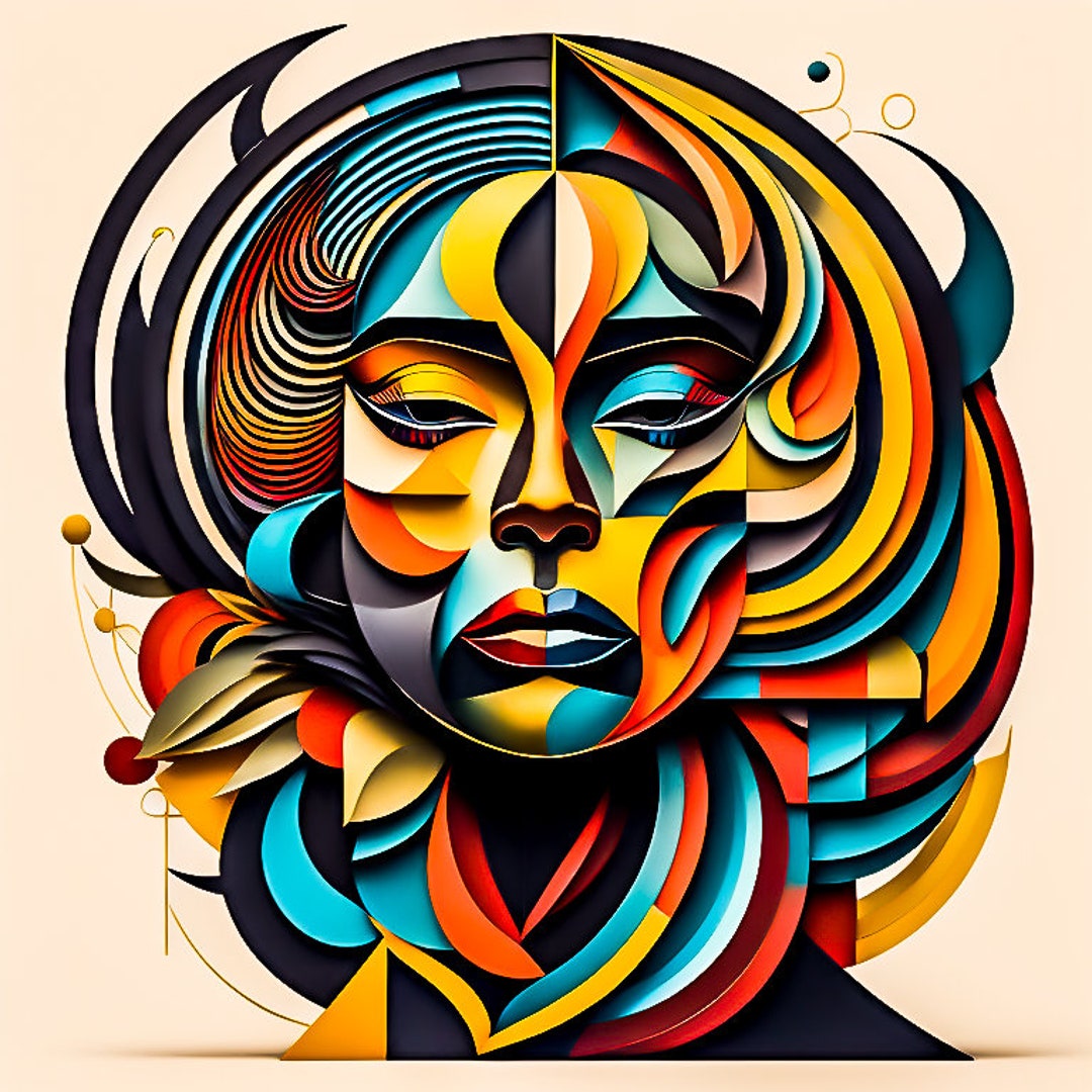 Mother African Art Black Art Afrocentric Vibrant Colors Wall Etsy