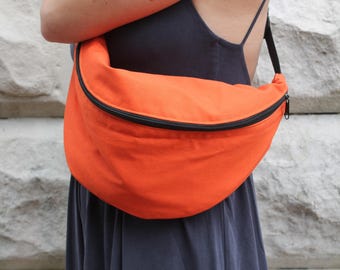 Burnt Orange Sling Bag/Fanny Pack Medium Size