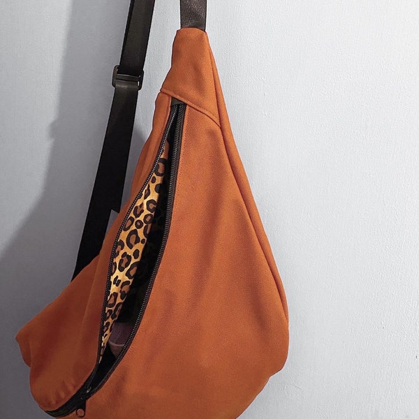 RUST Canvas Sling Bag/Fanny pack