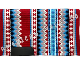 SHOW PADS ##Oversized Show Pads ##Western Show Pads ##100% New Zealand Wool ##Premium Quality ##Detailed Weave ##Best Craftmanship