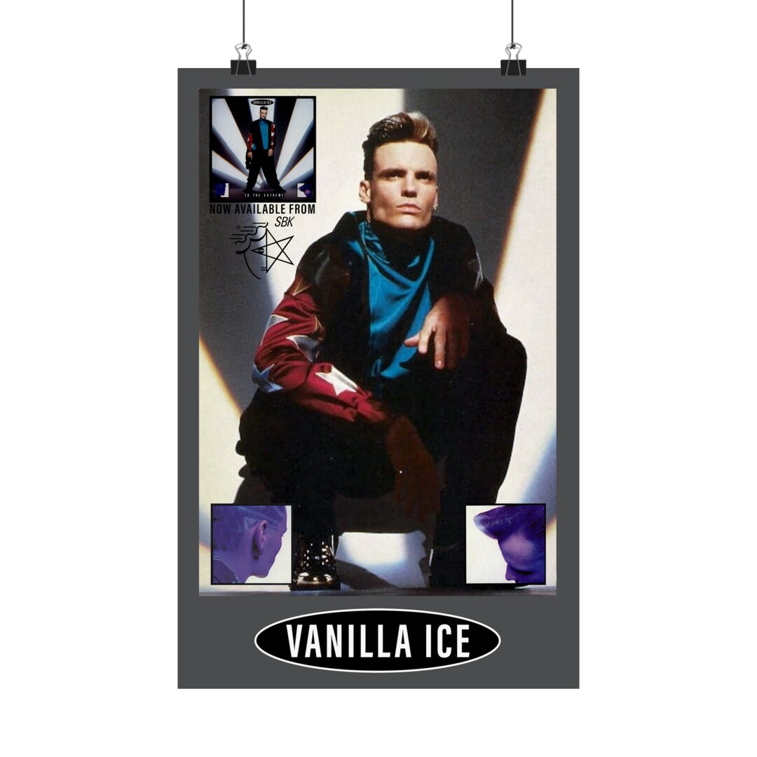 Vanilla Ice To The Extreme Album Advertisement Poster Etsy Il 1080xN.5374243452 Ajag