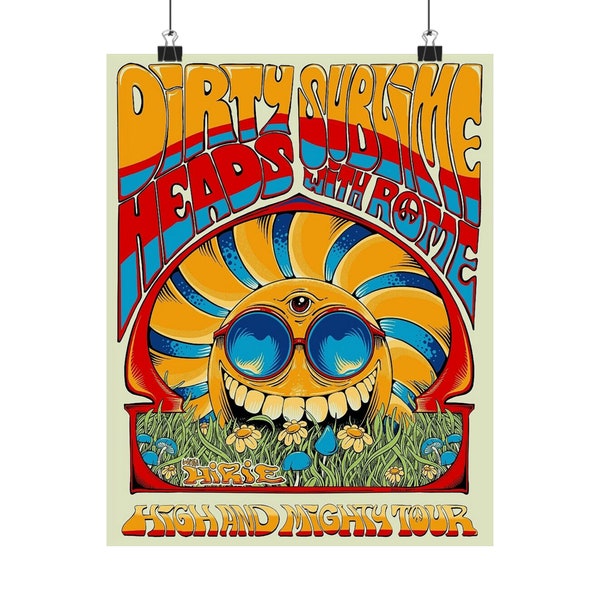 Sublime / Dirty Heads / Rom - High and Mighty Tour - Konzert Poster