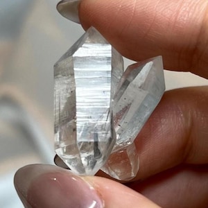 Floater Double Terminated Quartz with riders,  DT Quartz Crystal Cluster