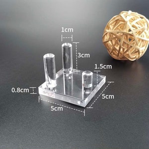 Display Stand For Mineral Specimen , Crystal Display, Mineral Display, Acrylic display, Jewelry display,  Acrylic Square Base