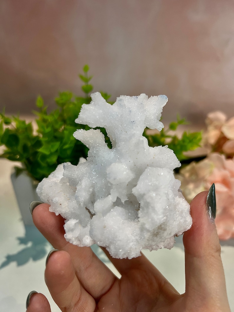 Sparkling White Gypsum Selenite - Etsy