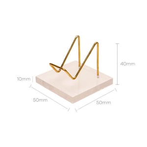 Gold Display Stand For Mineral Specimen , Crystal Display, Mineral Display, Acrylic display, Jewelry display,  Acrylic Square Base
