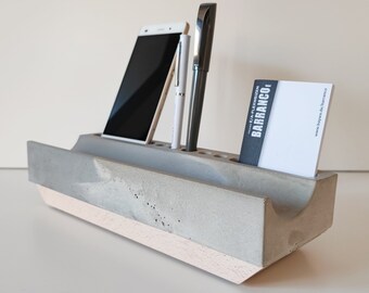 ORGANIZ3R / Concrete / Desk / Pen holder / Organiser