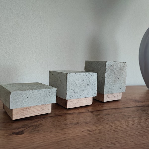 CUBE III BIG "grey" Betonwürfel