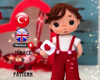 Selim doll english pattern ,crochet pattern , work esradesigns61