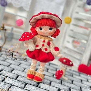 afra-pop, gehaakte pop, amigurumi-speelgoed