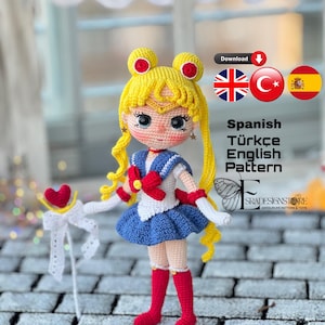 Ayla Crochet Doll Pattern: Anime Girl (English Pattern)