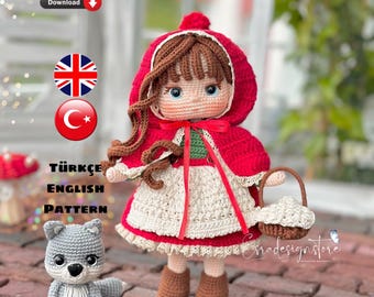 Little Red Riding Hood Crochet Pattern (English Pattern)