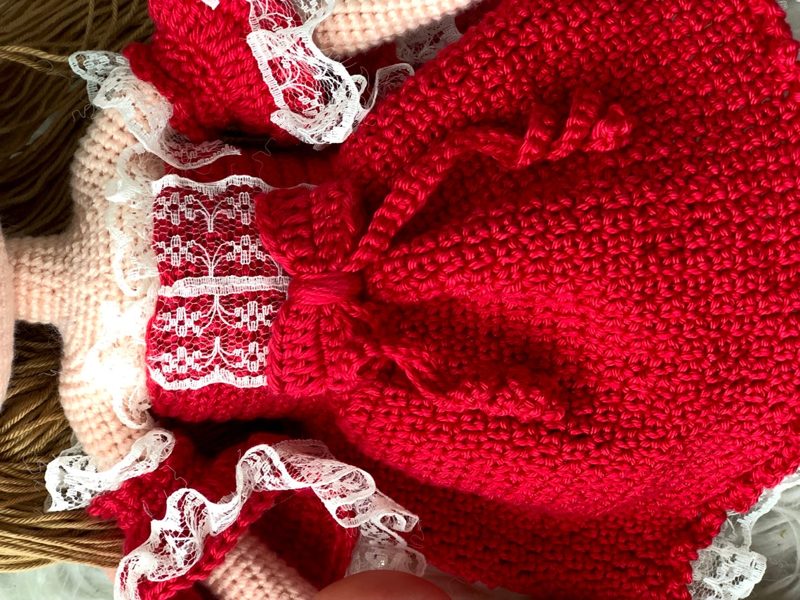 Amelia Doll English Pattern Doll Pattern Crochet Doll Pattern Etsy