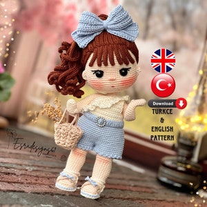 İpek doll english pattern , crochet pattern