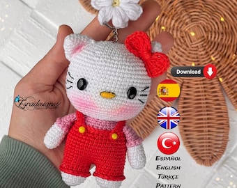 amigurumitoys Crochet Pattern: Amigurumi Keychain (PDF Pattern)