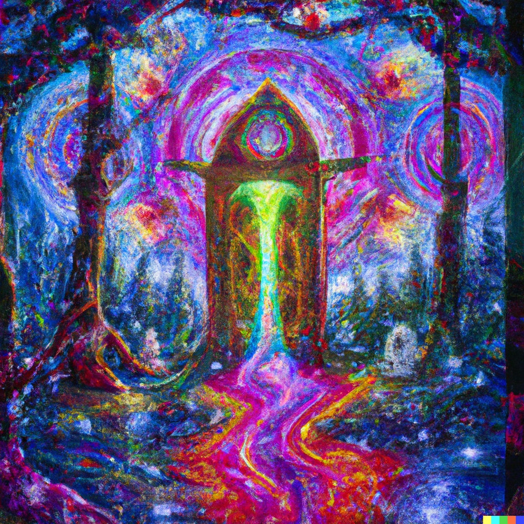 A Portal Between Dimensions Art Etsy