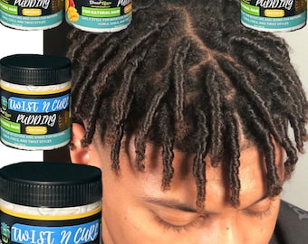 Juicy Twisting Curly Pudding Natural Curls Defining Coily Hair Soft Hold Cream Afro Curly Crème Curl Enhance Moisture Comb Coil Finger Coils