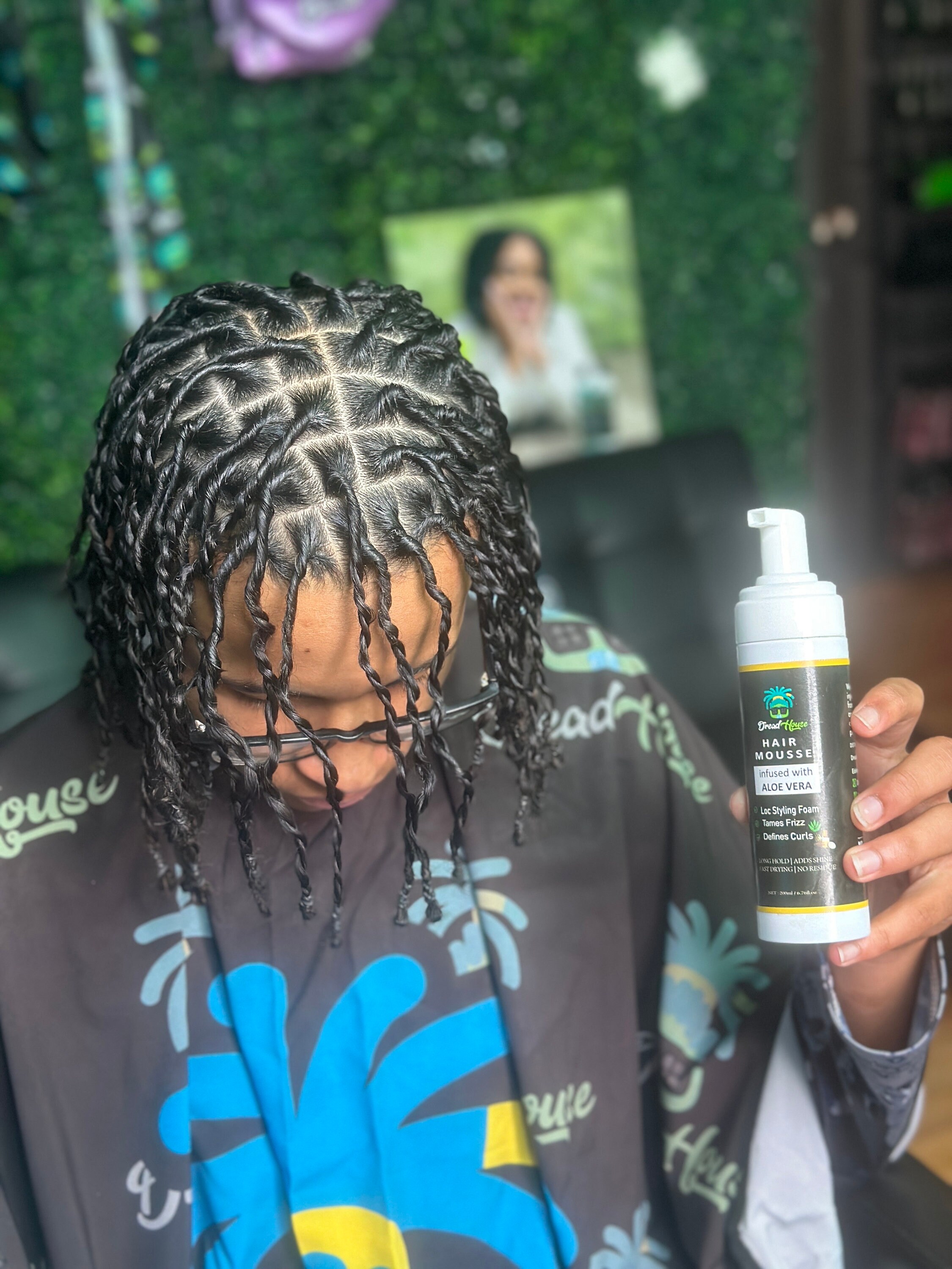 Loc Styling Foam Foaming Curly Hair Mousse Edge Control Extra Hold