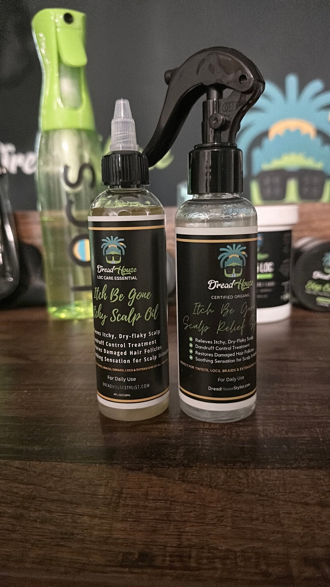 Anti Itch Itchy Scalp Oil Spray Hydration Mist Loc Spray Itchy Hair