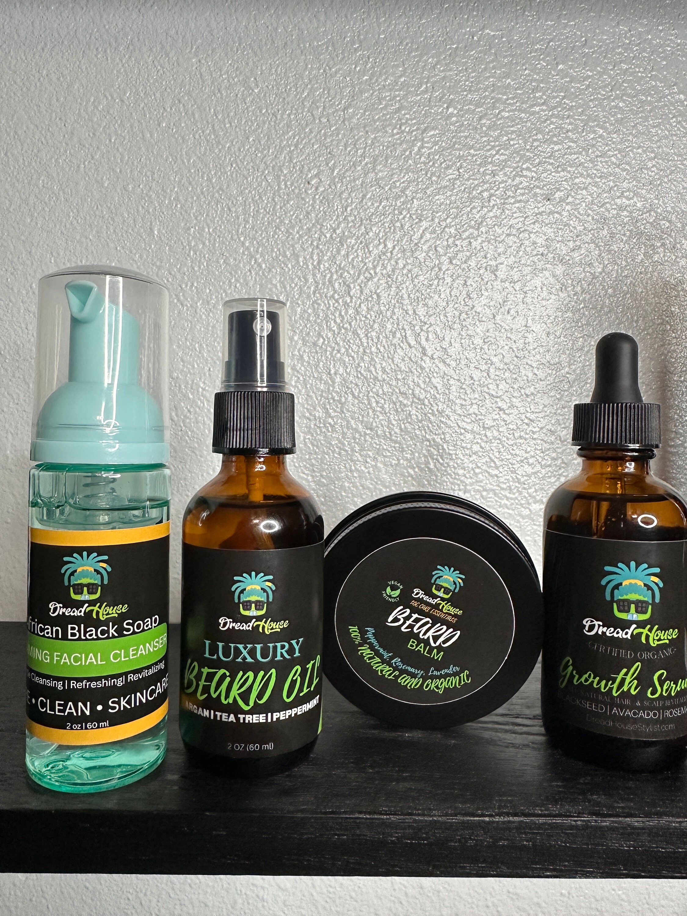 Spray on Beard Oil Hair Growth Oil Beard Balm African Black Soap