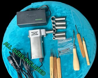 Instant Locs Machine Automatic Dreadlock Machine Make Instant Loc  Extensions Instant Loc Machine Carrying Bag All (6) Sizes Loctician Gift