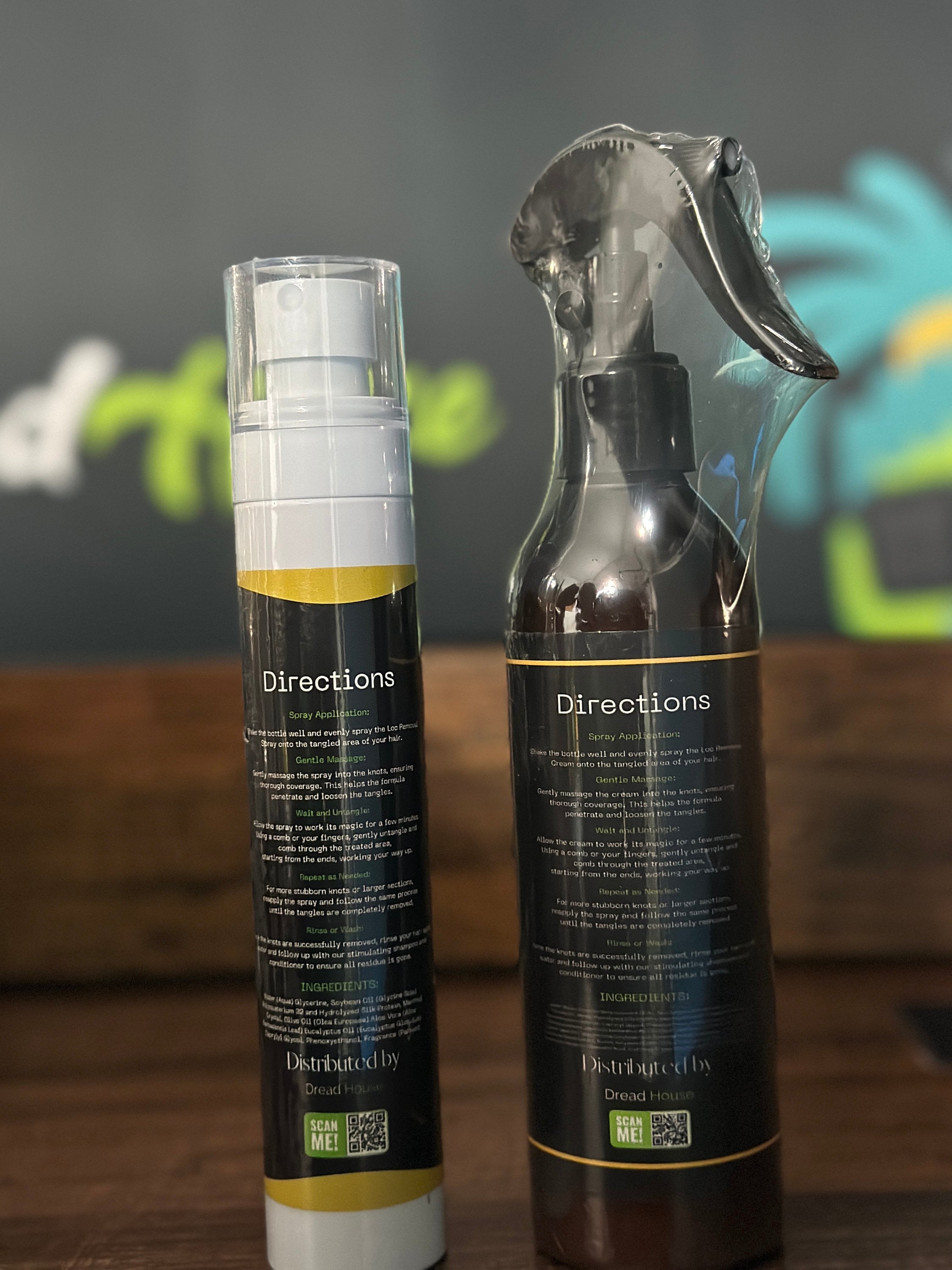 Dreadlock Loc Removal Spray Cream Detangling Comb Kit Don't Cut Your