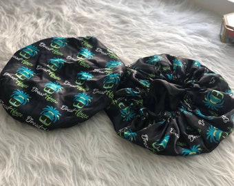 Reversible Satin Loc Bonnet Protector Split Ends Protection Breakage Prevention Lint Free Locs Protective Headwear Satin Dreadlock Protector