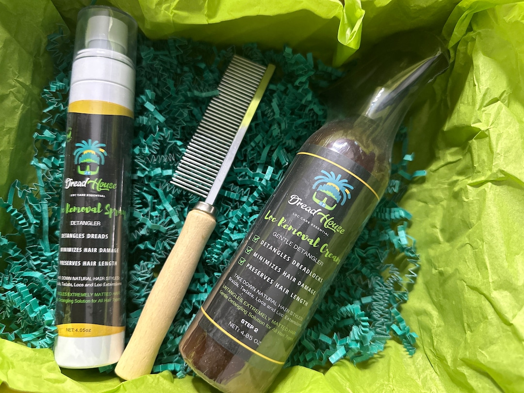 Dreadlock Loc Removal Spray Cream Detangling Comb Kit Don't Cut Your