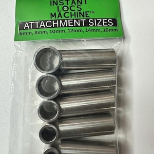 Máquina para rastas instantáneas de 1 a 6 cabezales para personalizar el tamaño de las rastas. Crea extensiones naturales y rastas con nuestra máquina automática para rastas.