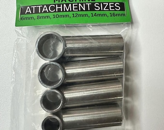 Instant Locs Machine 1-6 Attachment Heads for Loc Size Customization make Natural & Loc Extensions using our Automatic DreadLock Machine