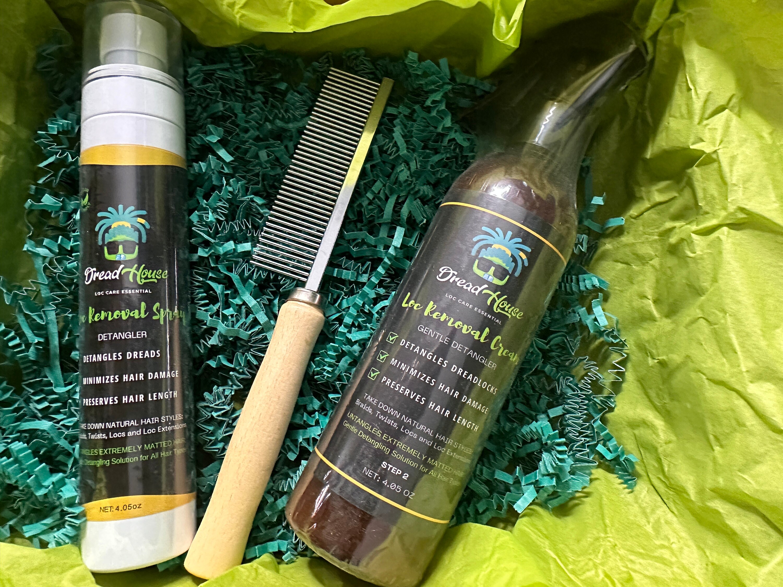 Dreadlock Loc Removal Spray Cream Detangling Comb Kit Don't Cut Your