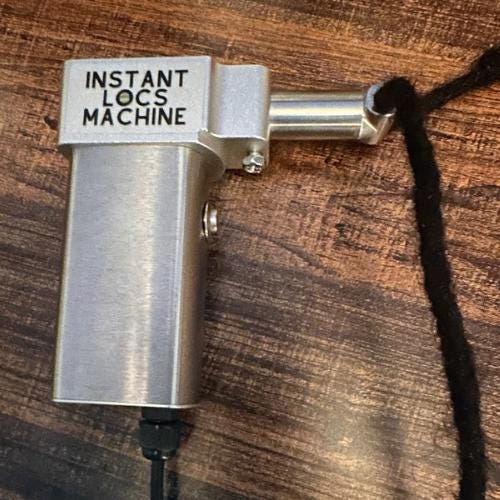 夏季限定値下げ中 電動ドレッドマシン Instant Locs Machine Instant Locs Machine Automatic Dreadlock Machine Make