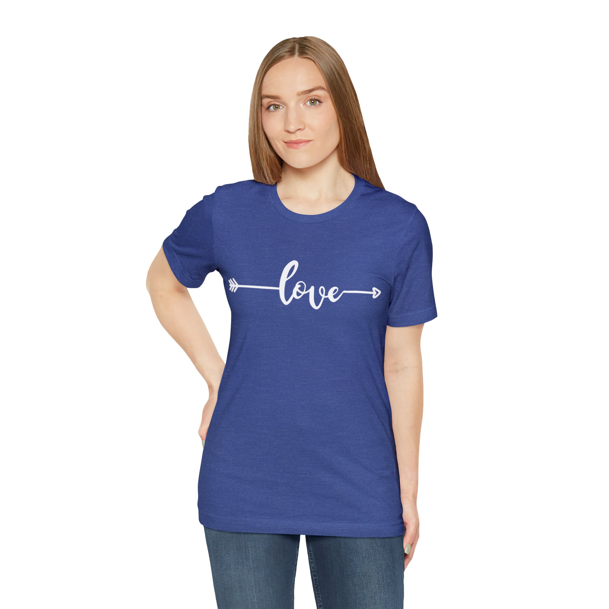 Womens Short Sleeve JST LV Tee – Just Love Online