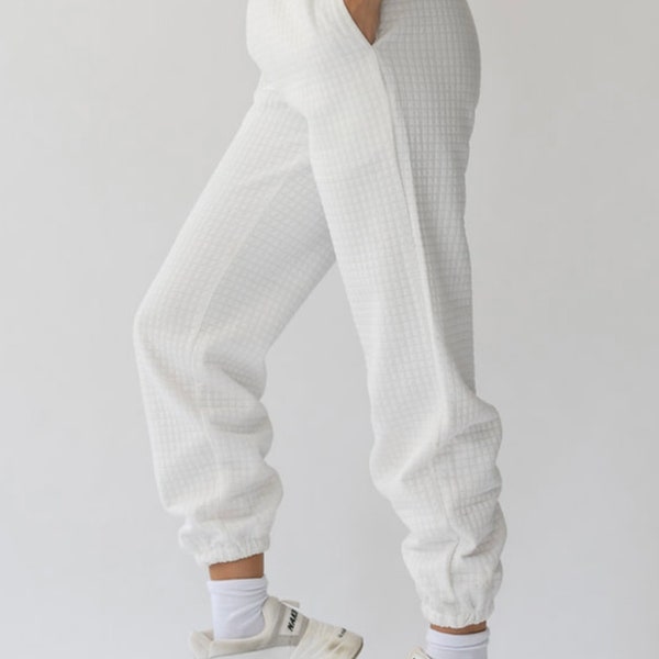 Quilted Joggers Etsy