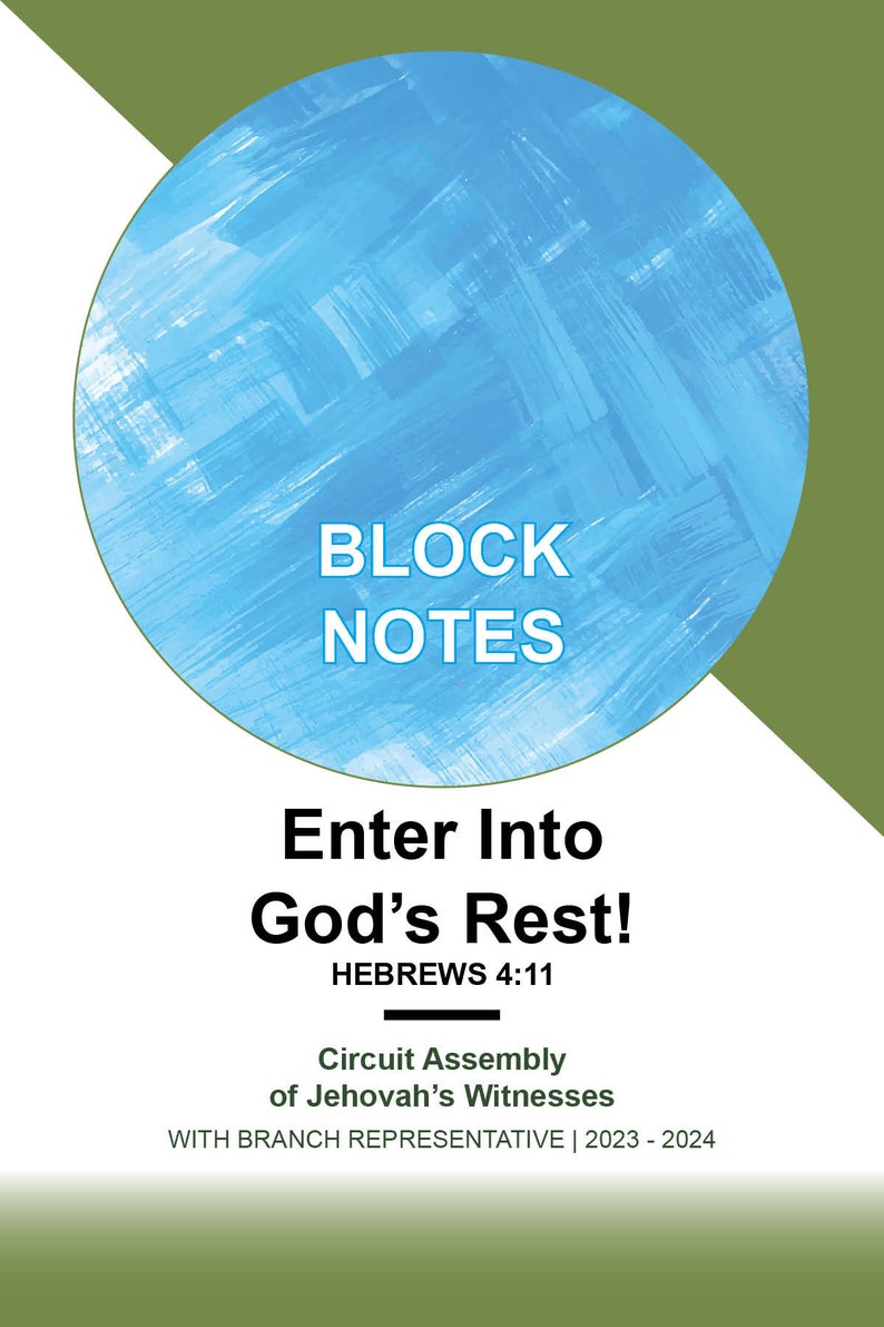 JW Block Notes Circuit Assemblies 2023 2024 Etsy