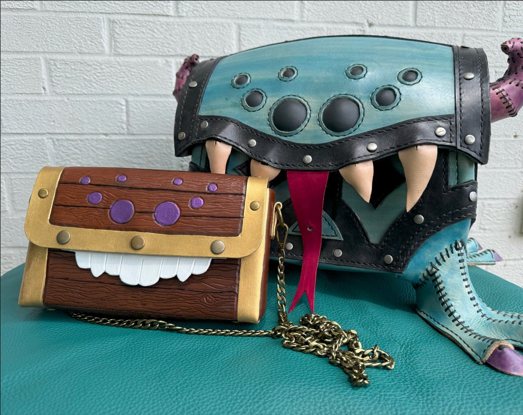 Handmade Mimic Clutch: Dungeons and Dragons Inspired - Etsy Handmade Mimic Clutch: Dungeons and Dragons Inspired - Etsy