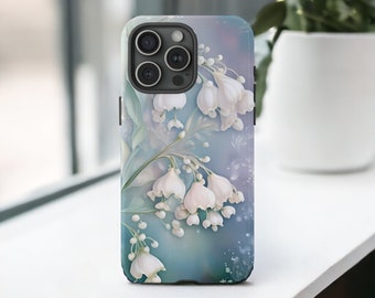 Lillies of the Valley Tough Case, Flowers Phone Case, Floral Phone Cover / For iPhone 16, 15, 14, 13, 12, 11, Samsung Cases, MagSafe