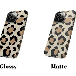 Leopard Print Phone Case, Animal Print Case, Exotic Safari Phone Cover, Savannah Style Case / iPhone 16, 15, 14, 13, 12, 11, Samsung, Pixel