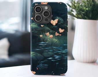 Fairytale Butterflies Tough Phone Case, Butterfly Phone Cover, Whimsical Dreamy Phone Case / iPhone 16, 15, 14, 13, 12, 11, Samsung, MagSafe