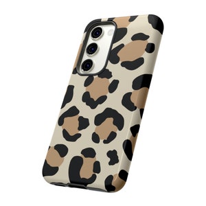 Leopard Print Phone Case, Animal Print Case, Exotic Safari Phone Cover, Savannah Style Case / iPhone 16, 15, 14, 13, 12, 11, Samsung, Pixel