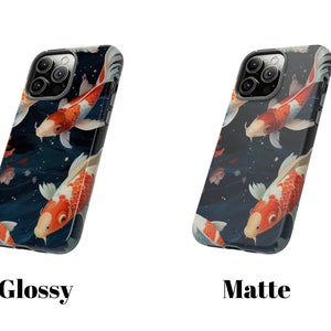 Koi Fish Phone Case, Goldfish Phone Case, Japanese Fish Phone Cover, Zen Pond Aquarium Case / iPhone 16, 15, 14, 13, 12, 11, Samsung, Pixel