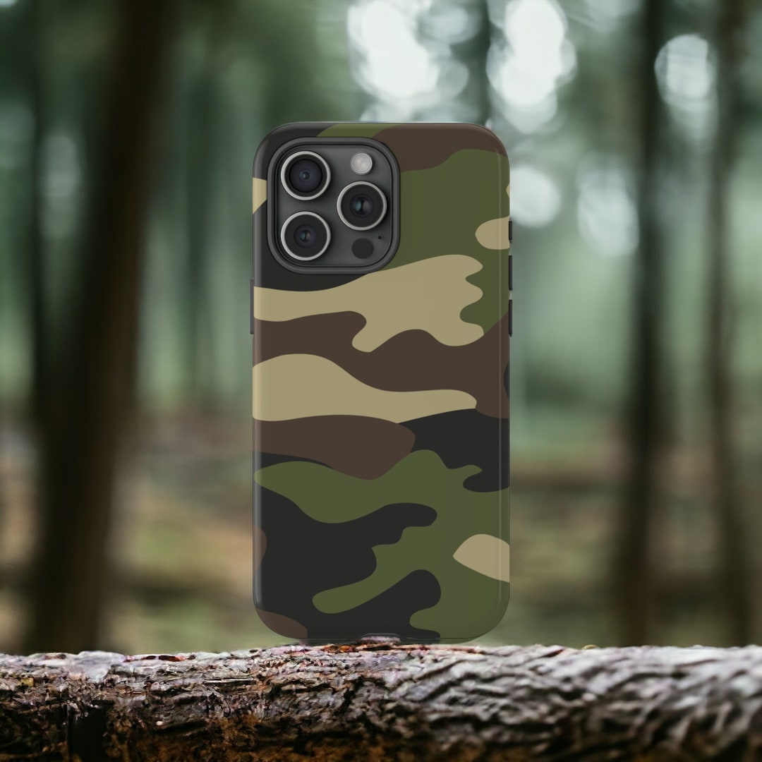 Green Army Camouflage Phone Case Military Camo Print Phone Case Green Army Camouflage Phone Case Military Camo Print Phone Case