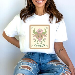 Taurus T-shirt, Bull, Zodiac Sign, Comfort Colors