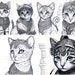 Mythical Egyptian Cat Goddess Coloring Pages for Adults and Kids ...