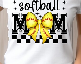 Softball Mom Kokette Bogen Png, Retro Softball Mom Png, Sport Mom Png, Mom Life Png, Softball Mom Shirt Design