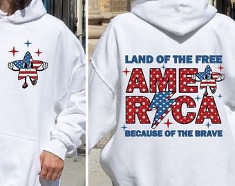 Retro America Png, 4th Of July Png, America Lightning Png, America Smiley Png, July 4th Shirt Png, America Sublimation, Independence Day Png