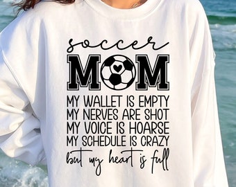 Soccer Mom Svg Png, Soccer Mama Svg, Soccer Shirt Svg, Mom Shirt Svg, Sports Mom Svg Png, Mom Life Svg, Soccer Svg Png