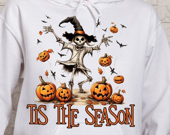 Tis The Season Halloween Png, Halloween Png, Skeleton Png, Spooky Halloween Png, Spooky Skeleton Png, Sublimation Design, Digital Download
